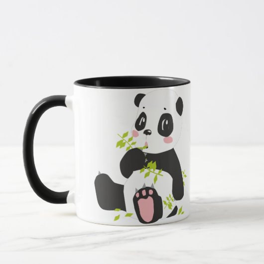 Panda gedrukte koffie-mok mok (Links)