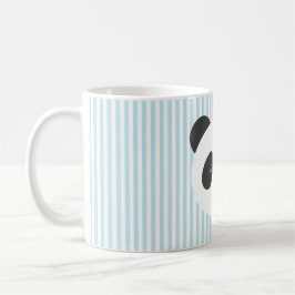 Panda-gestreepte mok