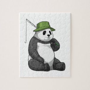 Panda Gevist met Geviste staaf Legpuzzel