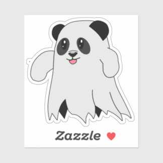 Panda Ghost Sticker