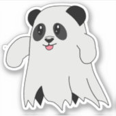 Panda Ghost Sticker (Voorkant)