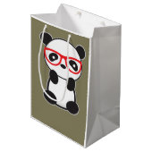 Panda Gift Bag Medium Cadeauzakje (Voorkant Gekanteld)