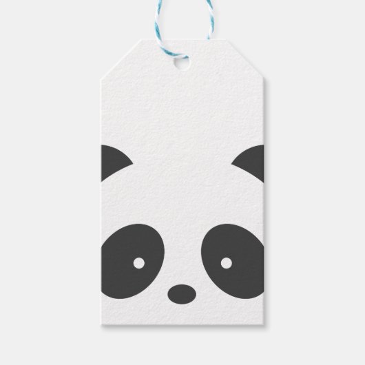 Panda Gift Labels Cadeaulabel (Voorkant)