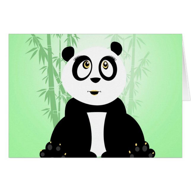 Panda Girl - groen (Voorkant Horizontaal)