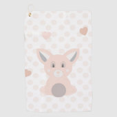 Panda Golfhanddoek (Voorkant)