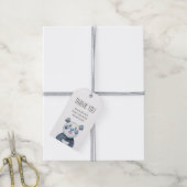 Panda. Grappig schattig dier. Baby shower bedankt Cadeaulabel (Met Touw)