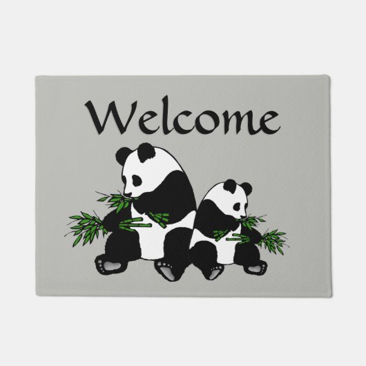 Panda groeien deurmat (Voorkant)