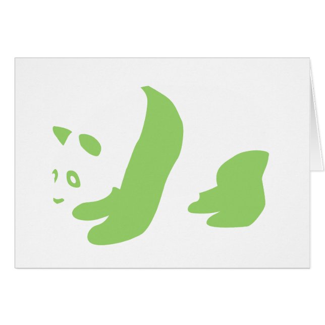Panda (groen) (Voorkant Horizontaal)