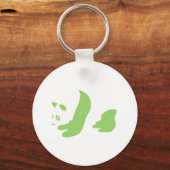 Panda (groen) sleutelhanger (Voorkant)