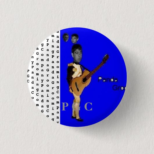 Panda Grooming Company Button (Voorkant)