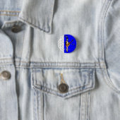 Panda Grooming Company Button (In situ)