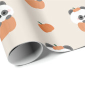 Panda Halloween Cadeaupapier (Rol Hoek)