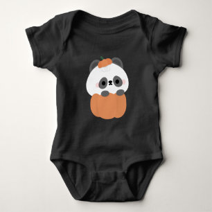 Panda Halloween Romper