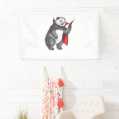 Panda Halloween Vampire Nurse Oversized T-shirt Spandoek (Insitu)