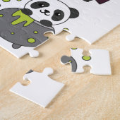 Panda Halloween Witch Devil Pumpkin Vampire Jigzaa Legpuzzel (Zijkant)