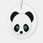 Panda Head Keramisch Ornament (Links)