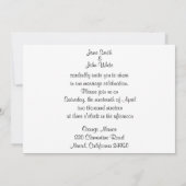 Panda Heart Wedding Uitnodiging (Achterkant)