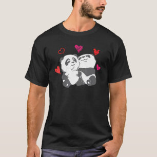 Panda Heart Zoo Animal Beer T-shirt