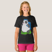 Panda Hiker Rugzak T-shirt (Voorkant volledig)