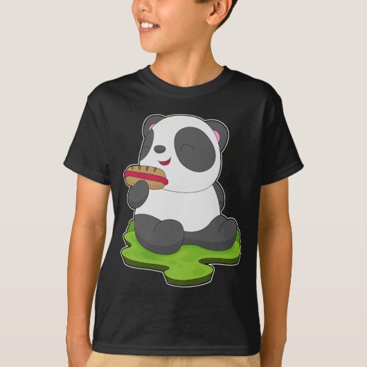 Panda Hotdog T-shirt (Voorkant)