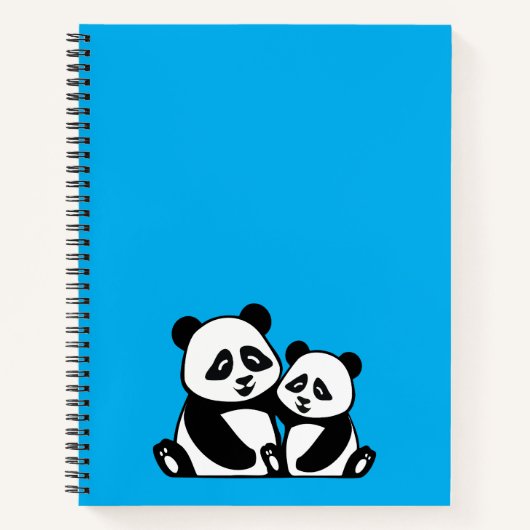 Panda Hugging Notitieboek (Voorkant)