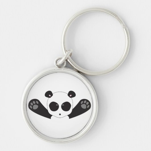 Panda Hugs Sleutelhanger (Voorkant)