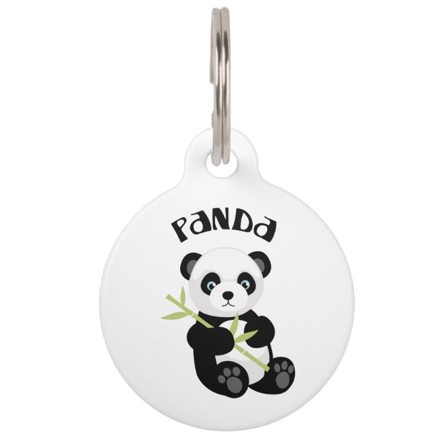 Panda Huisdierpenning (Voorkant)