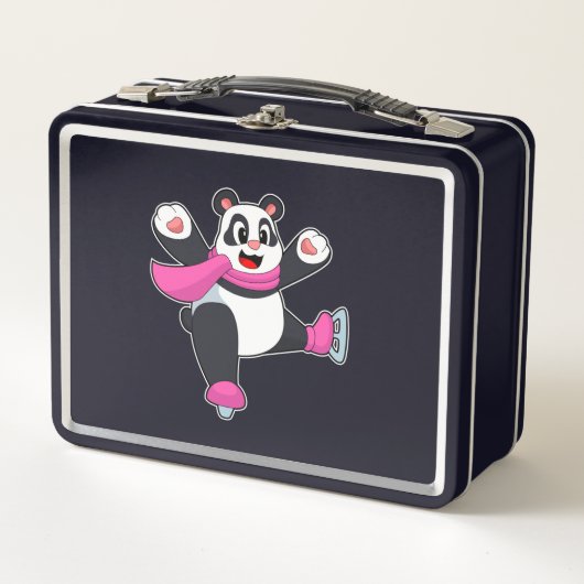 Panda Ice skating Ice schaatsen (Voorkant)