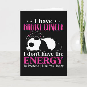 Panda ik heb borstkanker en ik heb geen energie kaart