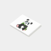 Panda illustratie ontwerp post-it® notes (Schuin)