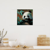 Panda - Impression d'art en toile (Cuisine)