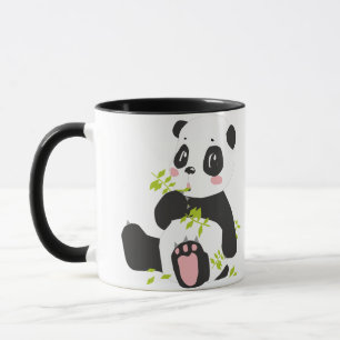 Panda imprimé tasse de café