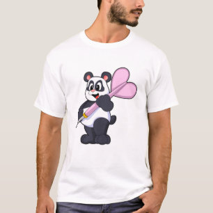 Panda in Darts met Dart T-shirt