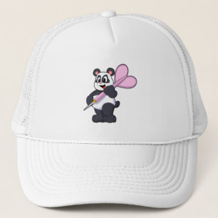 Panda in Darts met Dart Trucker Pet