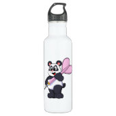 Panda in Darts met Dart Waterfles (Voorkant)