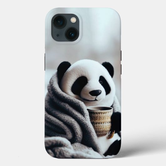Panda in de winter Case-Mate iPhone case (Achterkant)