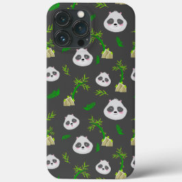 Panda in het bamboe oerwoud inpakpapier iPhone 13 pro max hoesje