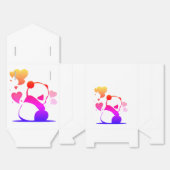 panda in pink bedankdoosjes (Ongevouwen)