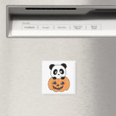 Panda In Pompoen Zoete Panda's Gelukkig Halloween Magneet (Insitu (Vaatwasser))
