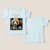 Panda In Pop Style chemise Design (Design Recto & Verso)