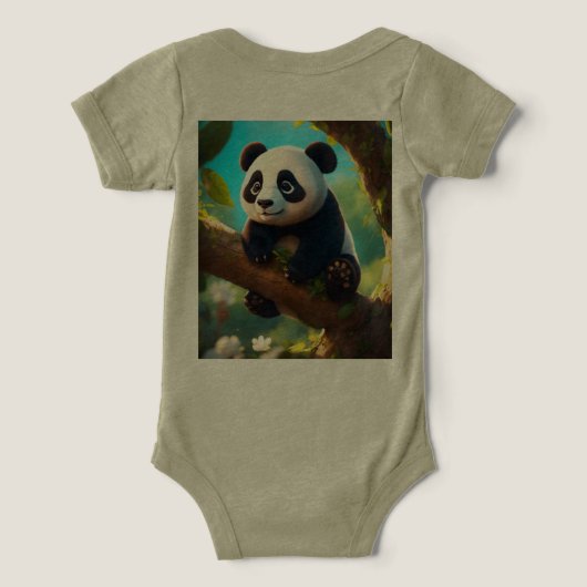 Panda in the Enchanted Tree (Design achterkant)