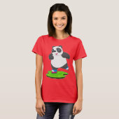 Panda Inline schaatsen Inline schaatsen Sport T-shirt (Voorkant volledig)