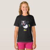 Panda Inline skating Roller schaatsen T-shirt (Voorkant volledig)