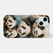 Panda iPhone 15 Hoesje (Achterkant horizontaal)