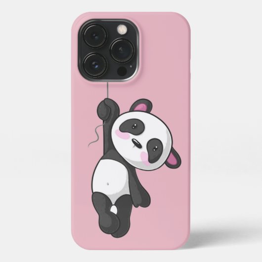 Panda iPhone Case Hoesje (Achterkant)