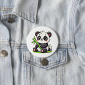 Panda | Ivaniby Ronde Button 7,6 Cm (In situ)
