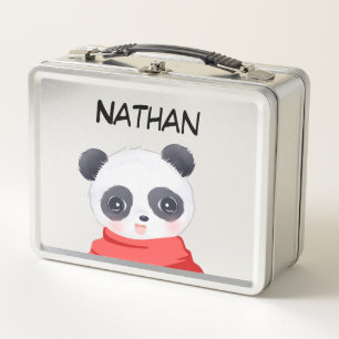 Panda Jongen Metalen Lunchbox