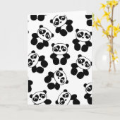 Panda Kaart (Gele Bloem)