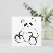 panda kaart (Staand voorkant)