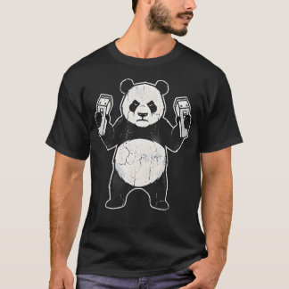 Panda Kapper Grappige Dierenkapsel T-shirt